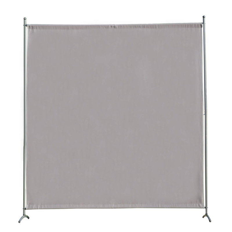 Rifton 414.02cm W x 457.2cm H Single Panel Room Divider, Grey
