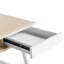 Eladia Metal Base Writing Desk