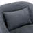 360-Degree Swivel Upholstered Armchair with Accent Pillow-367928025