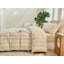 Ensemble de housse de couette rayé 100% coton délavé 3 pièces DONEUS-121887697-121887707