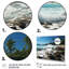 «Dominican Coastal Serenade», reproduction d'art sur toile-91644561-91644567