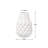 Facetta 7.5" Matte Texture White Ceramic Vase-1585059315-1585059314