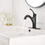 Robinet pour salle de bain à poignée simple avec drain-92892589