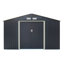Rowlinson Trentvale 10x8 Metal Apex Shed with Foundation Kit-109248312
