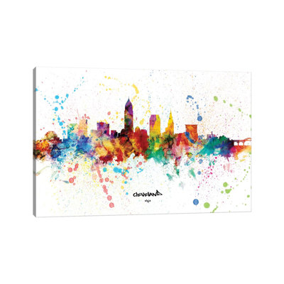 Los Angeles California Skyline Splash
