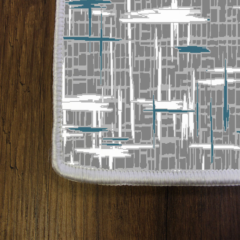 Luxurious 3D Printed Area Carpet, 5.9 x 9.2 Feet | 100% Polyester, 0.3 in Pile Height, 650 g/m² | Antibacterial & Non-Slip Underside, Machine Washable for Easy Care | Perfect for Living Room, Bedroom, or Office Décor