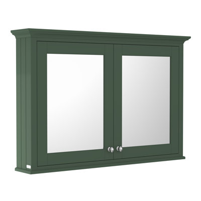 1050mm W 752mm H Surface Framed Medicine Cabinet Mirror