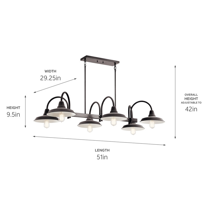 Lustre linéaire Marrus 6Lt