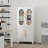 Easy-Assembly Pantries Cabinets with Transparent Doors and Multi-Functional Storage-737661524