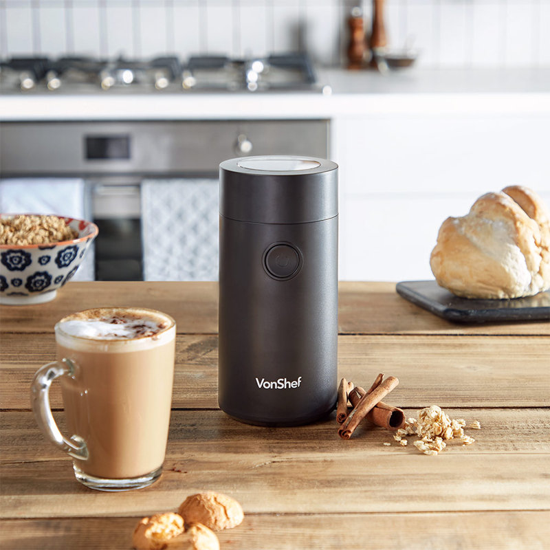 VonShef Stainless Steel Electric Blade Coffee Grinder
