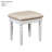 White Finish 1Pc Vanity Set W/ Stool 3-Sidded Mirror Storage Drawers Transitional Bedroom Furniture-33179450