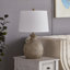 Lampe de table en résine Maryclare 24 "à 3 voies avec port USB à intensité variable pour le salon de la chambre à coucher-241848919