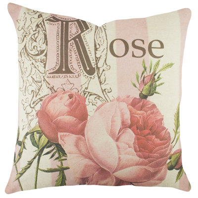 Rose Throw Pillow