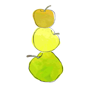 " Stacked Apples "