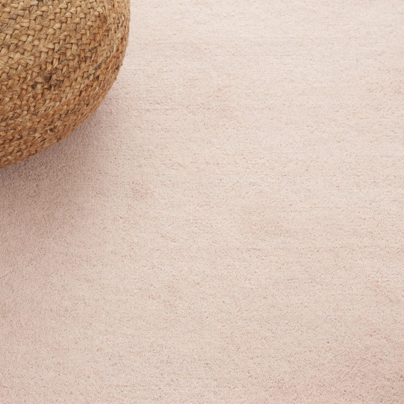 Tapis beige en laine touffeté à la main Cruz, Rectangle 5 pi x 8 pi