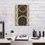  «Tribal Linkage 2» par Alonzo Saunders, art mural sur toile, 12 po x 18 po