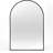 30X40 Inch Arched Wall Mirror With Black Metal Frame | Gift Idea-382847586-405426626