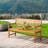 Aney 60" Wide Solid Wood Two Seat Bench With Pop Up Table