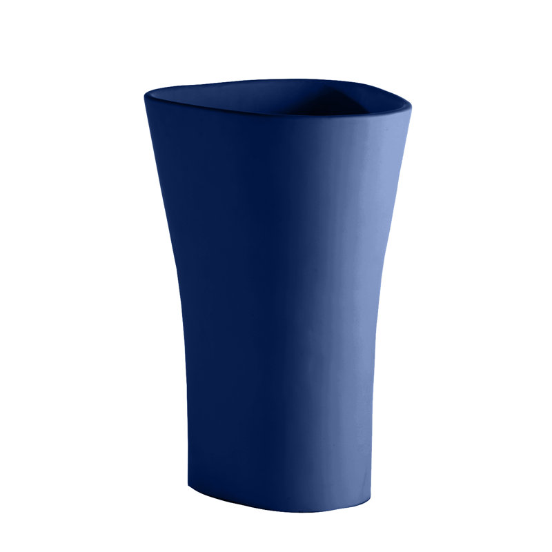 Bones Resin Pot Planter, 27.5" H x 17.25" W x 20.5" D, Ecru