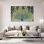 Peacock With Fanned Out Feathers, India Abstract Contemporary Bird Forest Landscape Wall Art-595107067