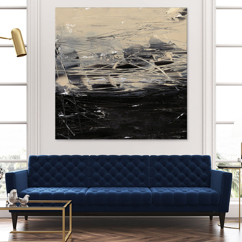 Dynamics IV by Ethan Harper - Unframed Painting on Canvas, 84'' H x 84'' W x 1.5'' D