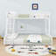 Metal Bunk Bed With Ladder And Slats-36271616-36271624