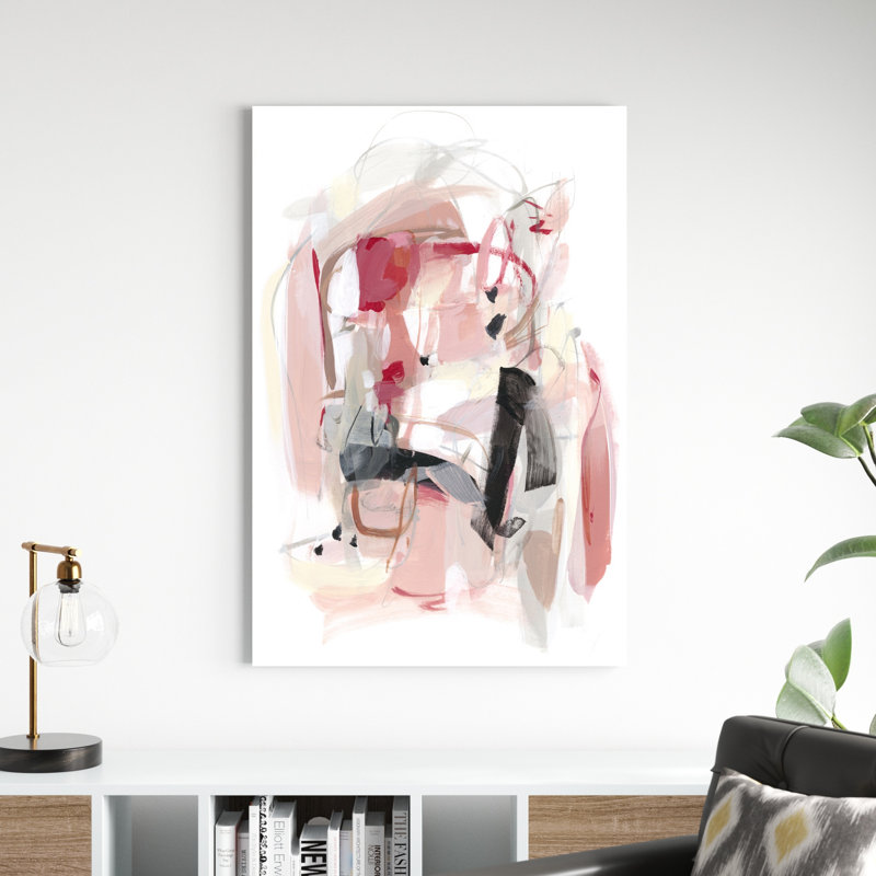 «Soft Speak II», peinture sur toile, H 48 po x l 32 po