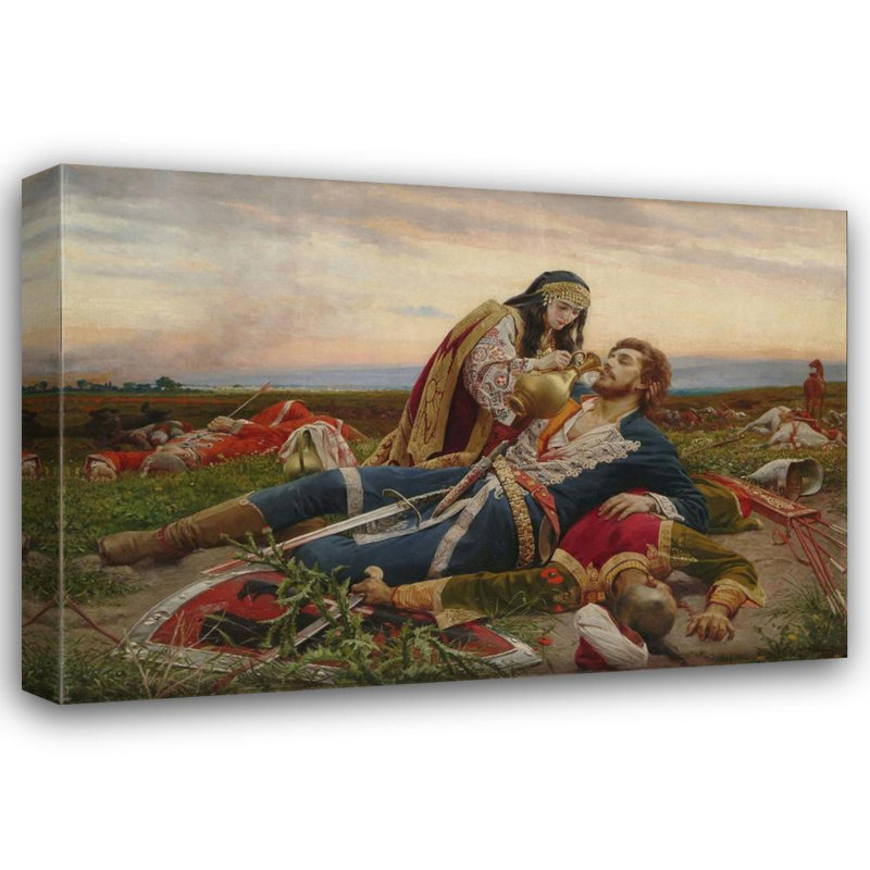 "Ile de la Turquie" par Uroº Predic - Art mural sur toile tendue avec châssis, H 48 po x l 33 po