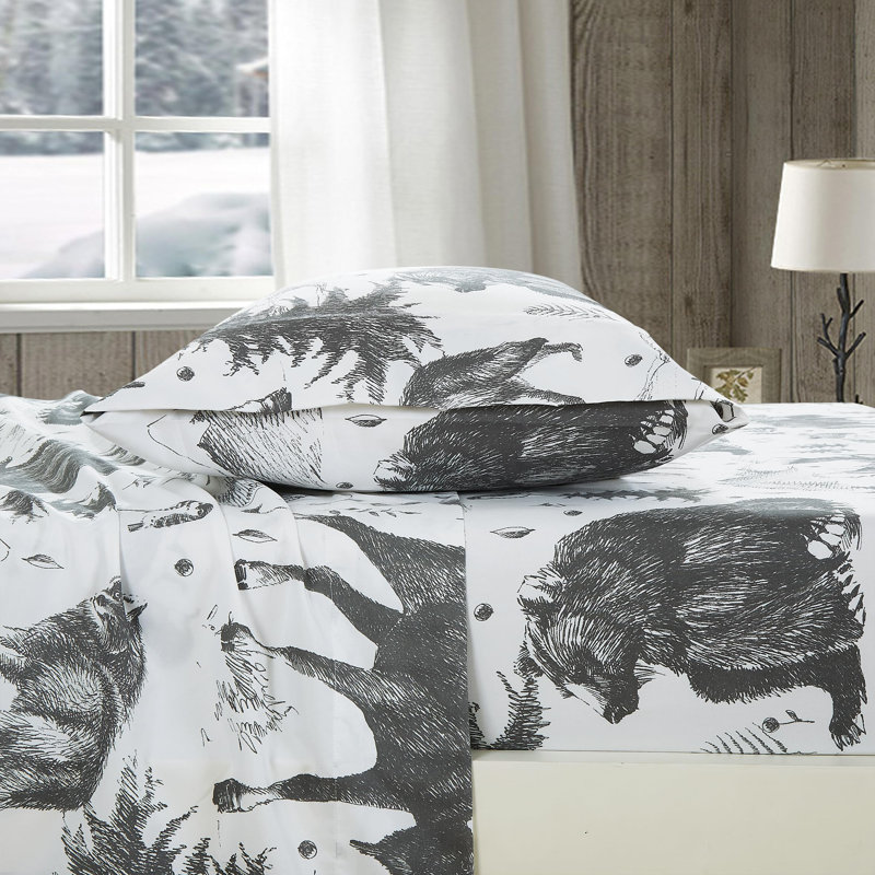 Microfiber Sheet Set, Full/Double Sheet Set with 2 Pillowcases