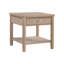Table de bout 1Pc avec tiroir et tablette ouverte