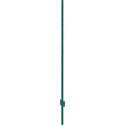 5 Feet Fence Post 10 Pack T-Post Heavy Duty Metal Fence Posts Green