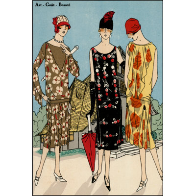 Vintage Couture I - peinture sur toile tendue