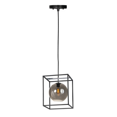 Luminaire suspendu rectangulaire 1 lumière Ozan