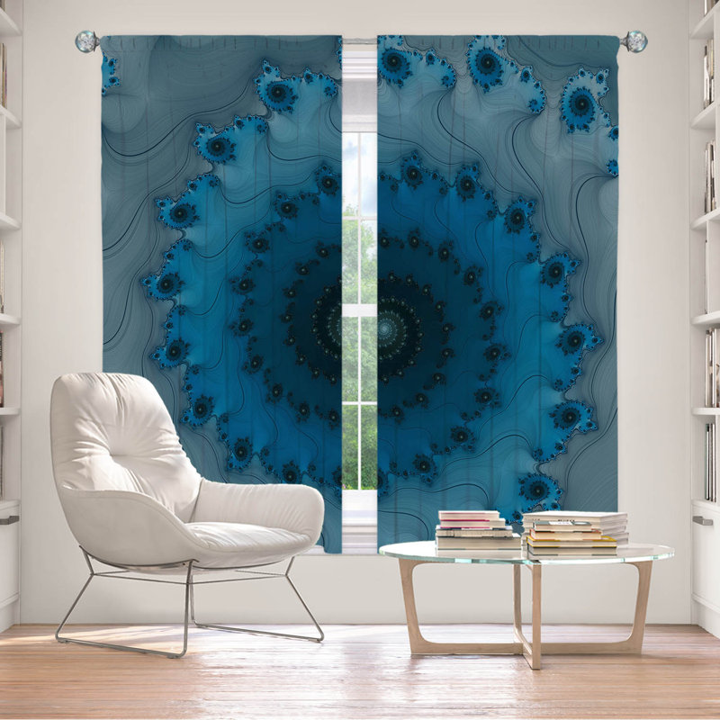 Room Darkening Curtain Pair, 40" W x 61" L