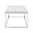 Light Oak And Chrome Coffee Table With Open Base