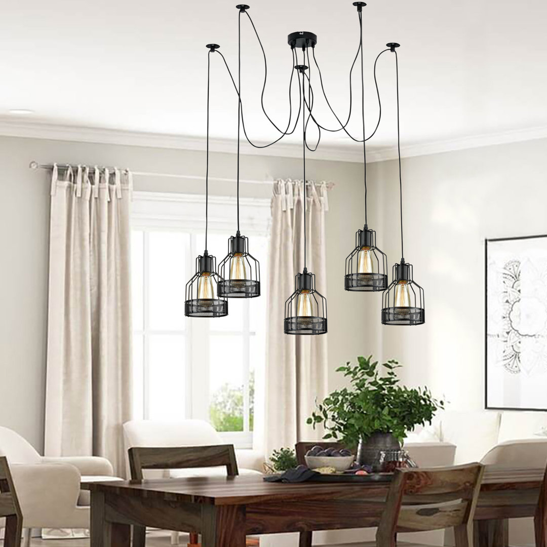 McKail 5-Light Cluster Geometric Pendant