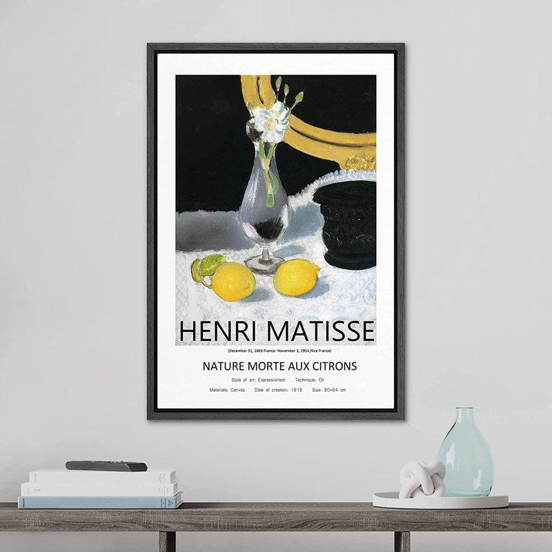 Lemons Flowers by Henri Matisse Illustration
