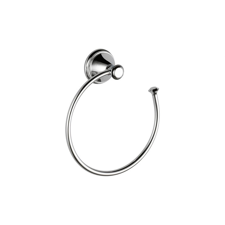 79746-RB,PN Delta Cassidy Wall Mount Round Open Towel Ring Bath