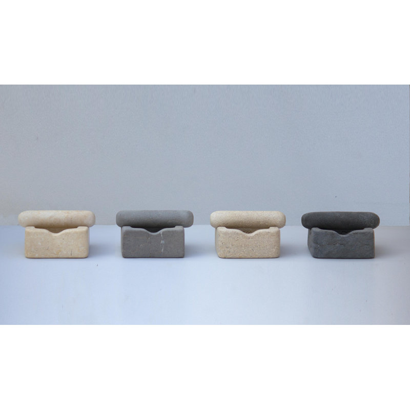 Marble Mortar And Pestle Set, Dark Gray
