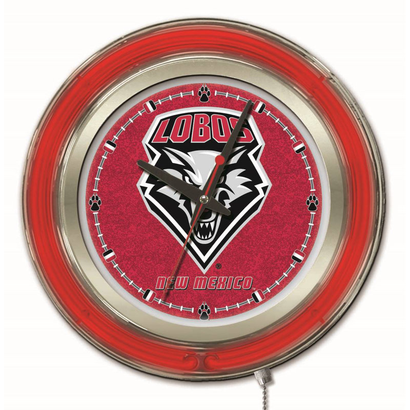 Horloge murale 15 po NCAA, Nouveau-Mexique