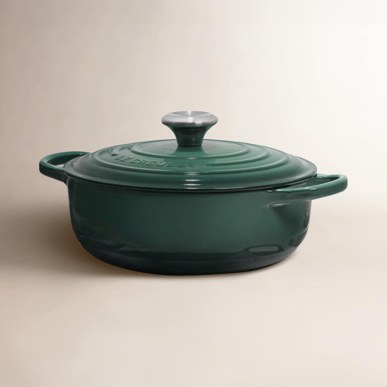 Enameled Cast Iron Dutch Oven, Oyster