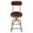 Orduna Swivel Solid Wood Adjustable Height Counter Stool