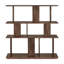 Irregular Solid Wood Geometric Bookcase-1551086715