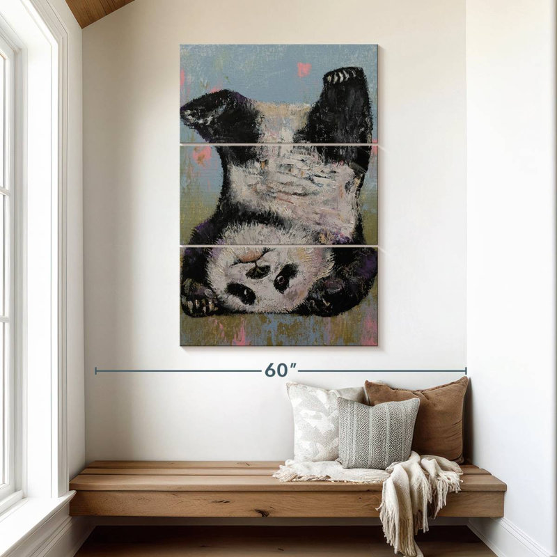 Brampt Panda Headstand, 50" H x 32" W