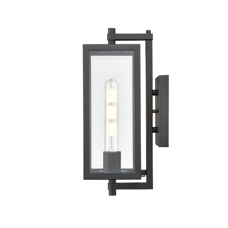 Decrescendo 1 Light Outdoor Wall Sconce, 14" H x 4.7" W x 6.9" D