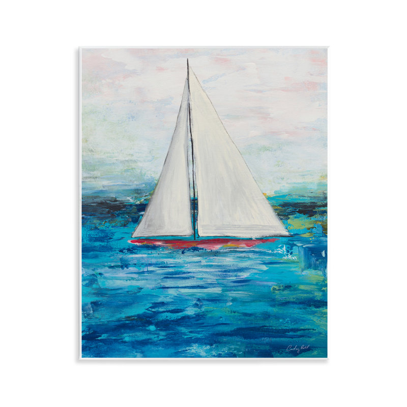 Art mural, "Bateau à voile" par Courtney Prahl