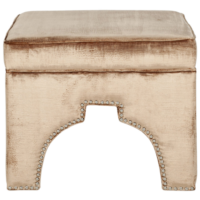 Campbell 54.1cm Wide Ottoman, Mink Brown
