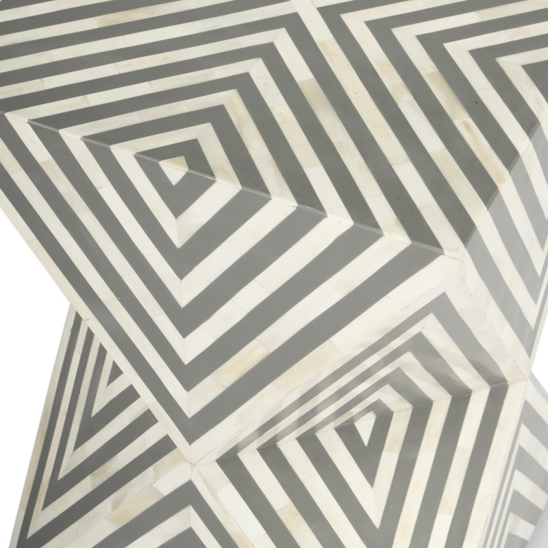 Table de bout Welling Block, gris
