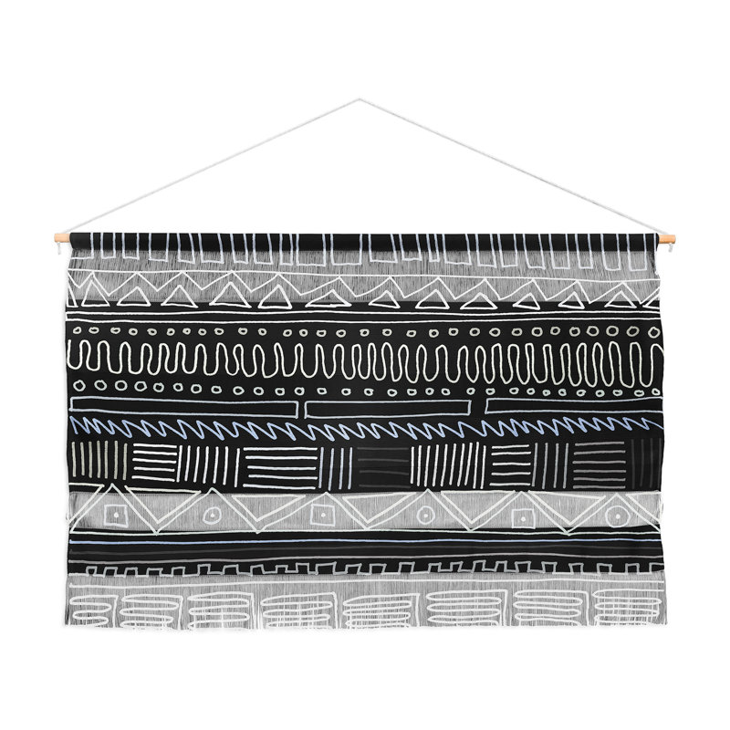 Crochet mural en polyester Fimbis Nordic avec accessoires de suspension inclus, H 32 po x l 47 po