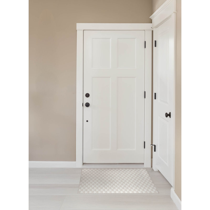 Paillasson Hexaline, Taupe, L 36 po x L 60 po
